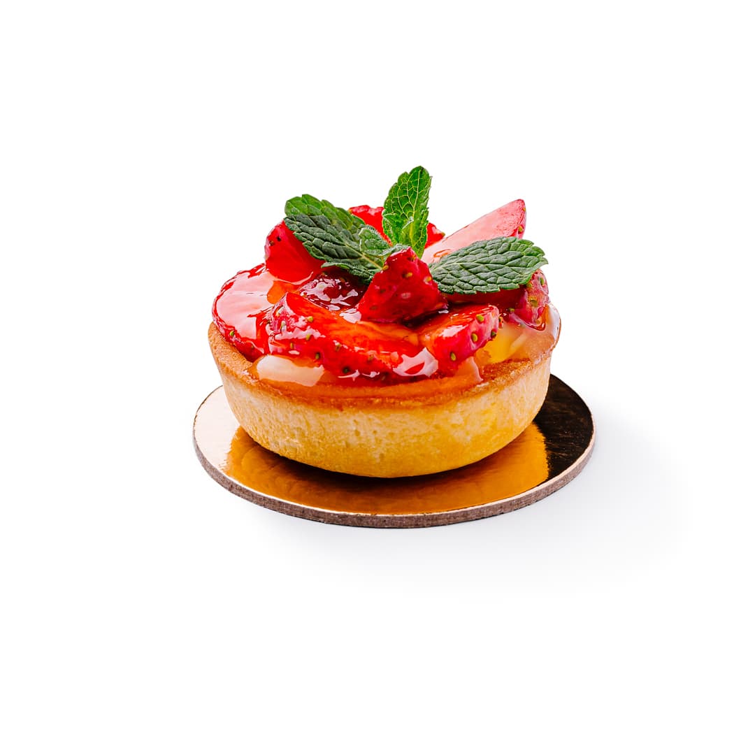 Mini tartă cu căpșune