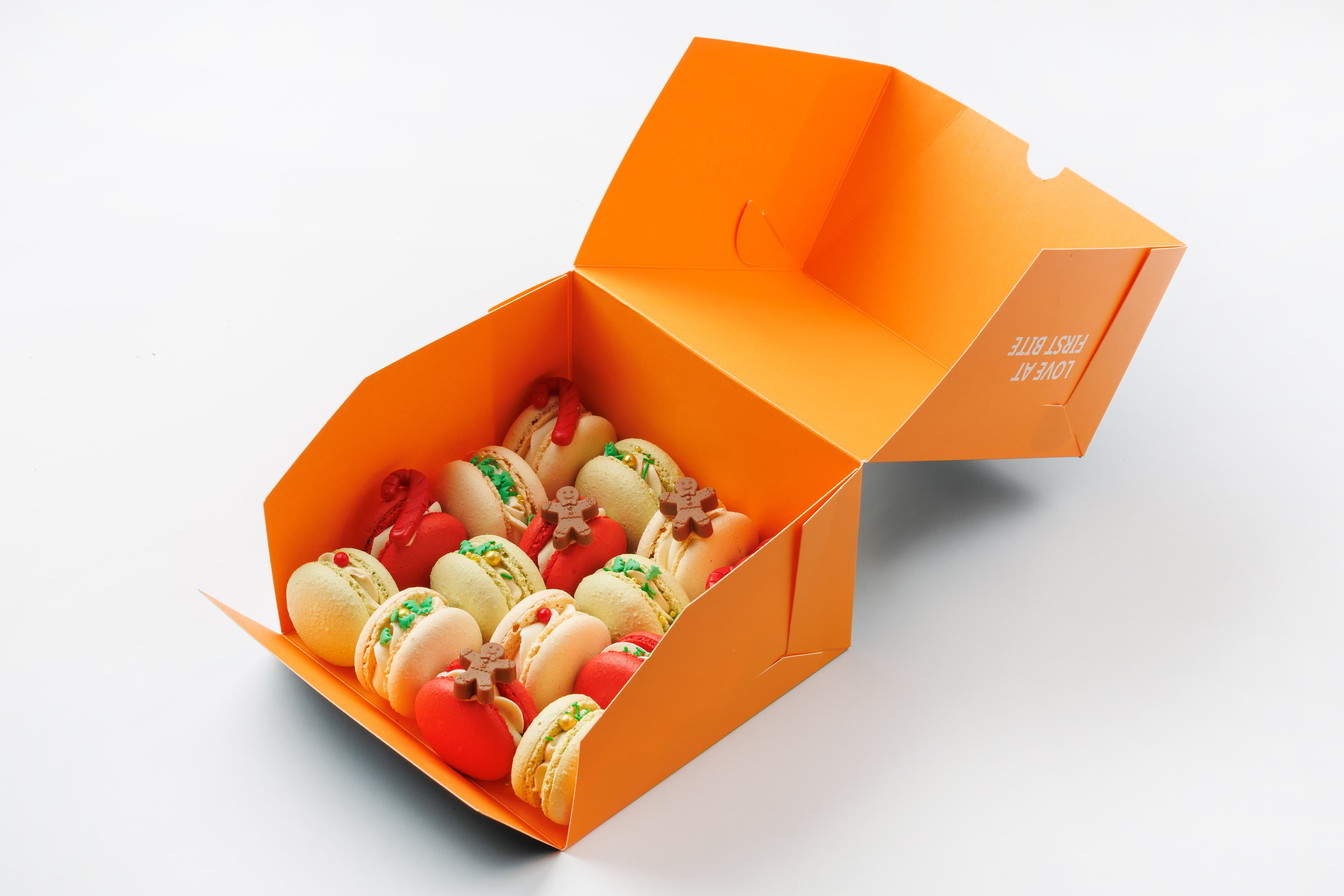 Set Christmas Macarons