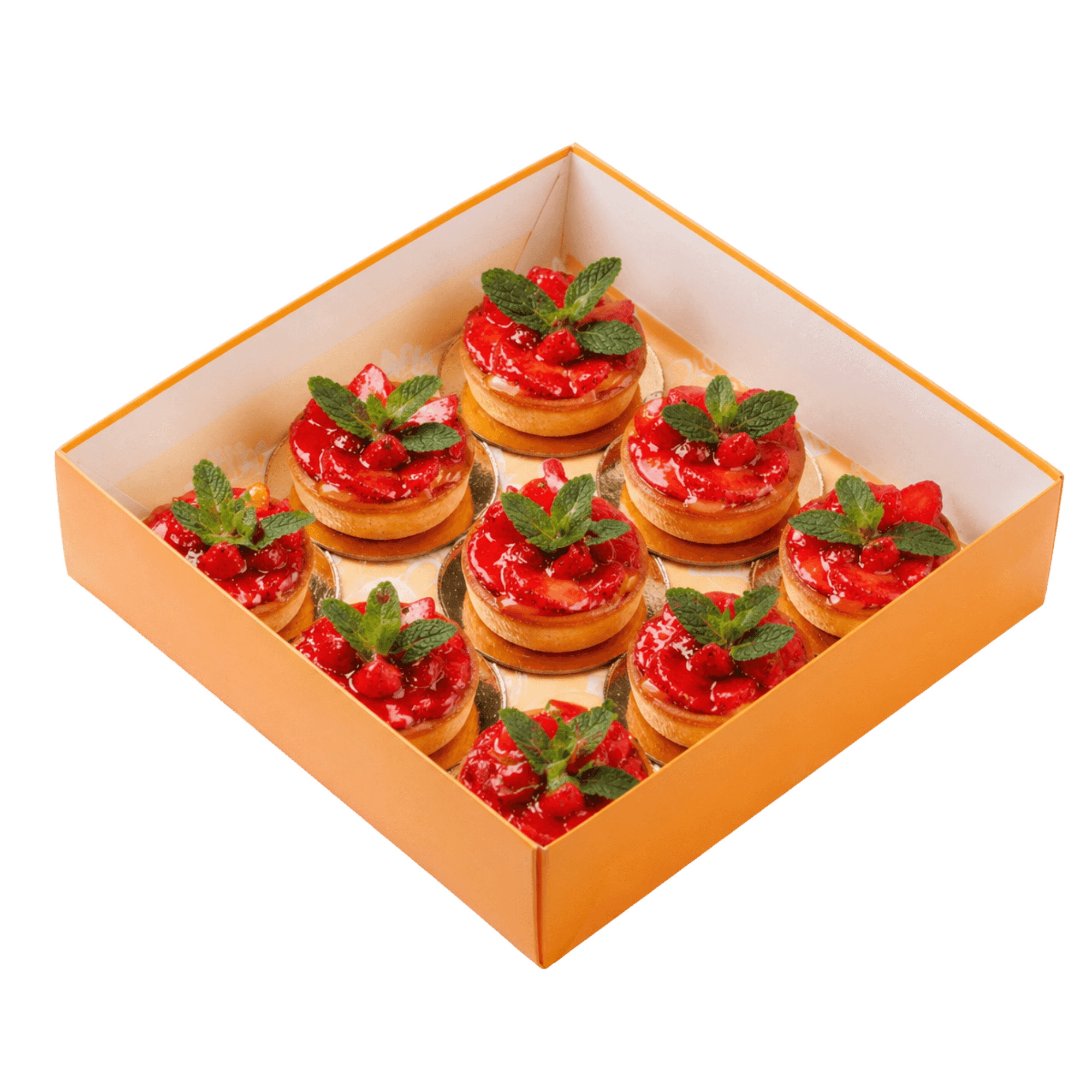 Set mini tarte cu căpșună 1