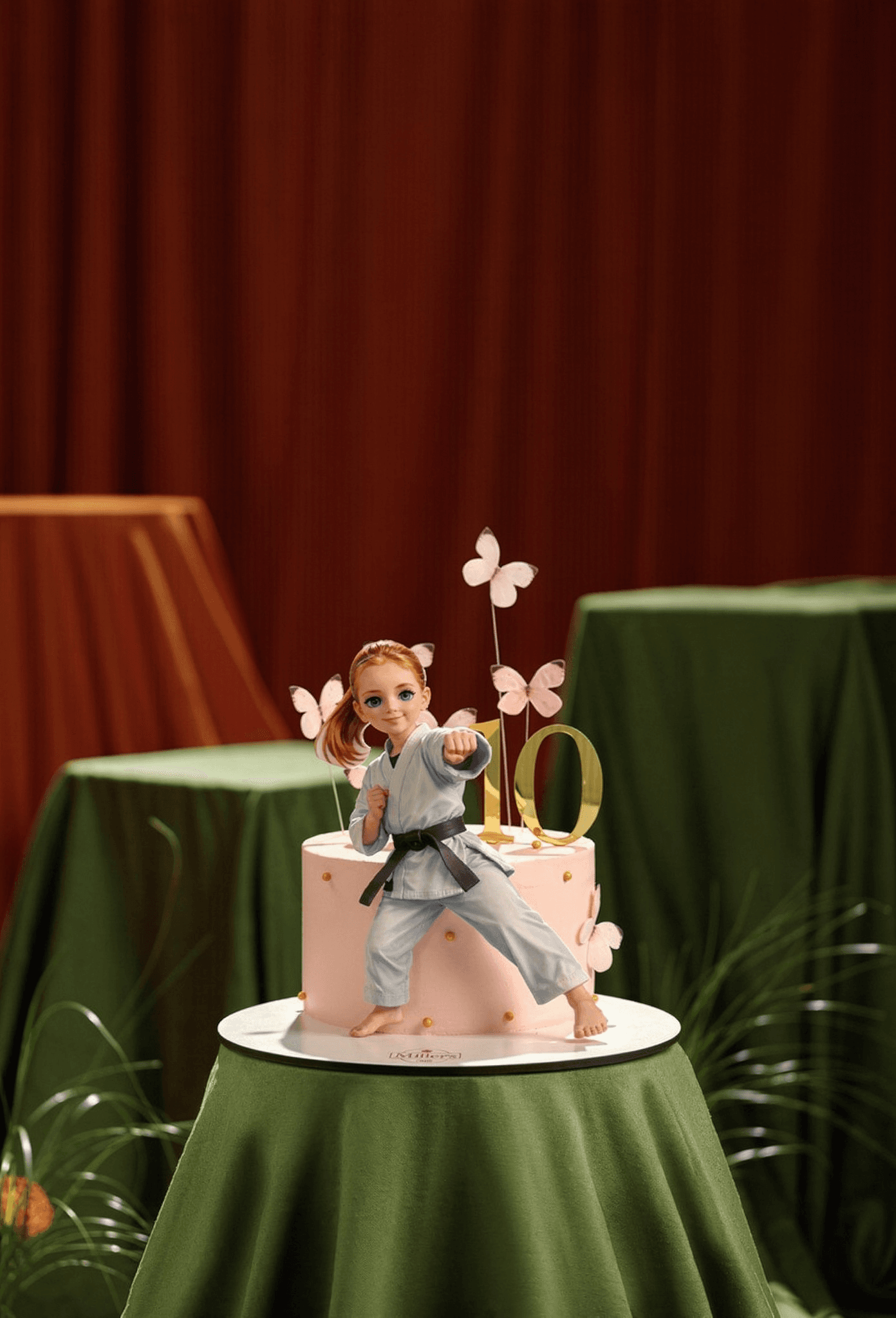 Karate Girl Power Birthday Cake