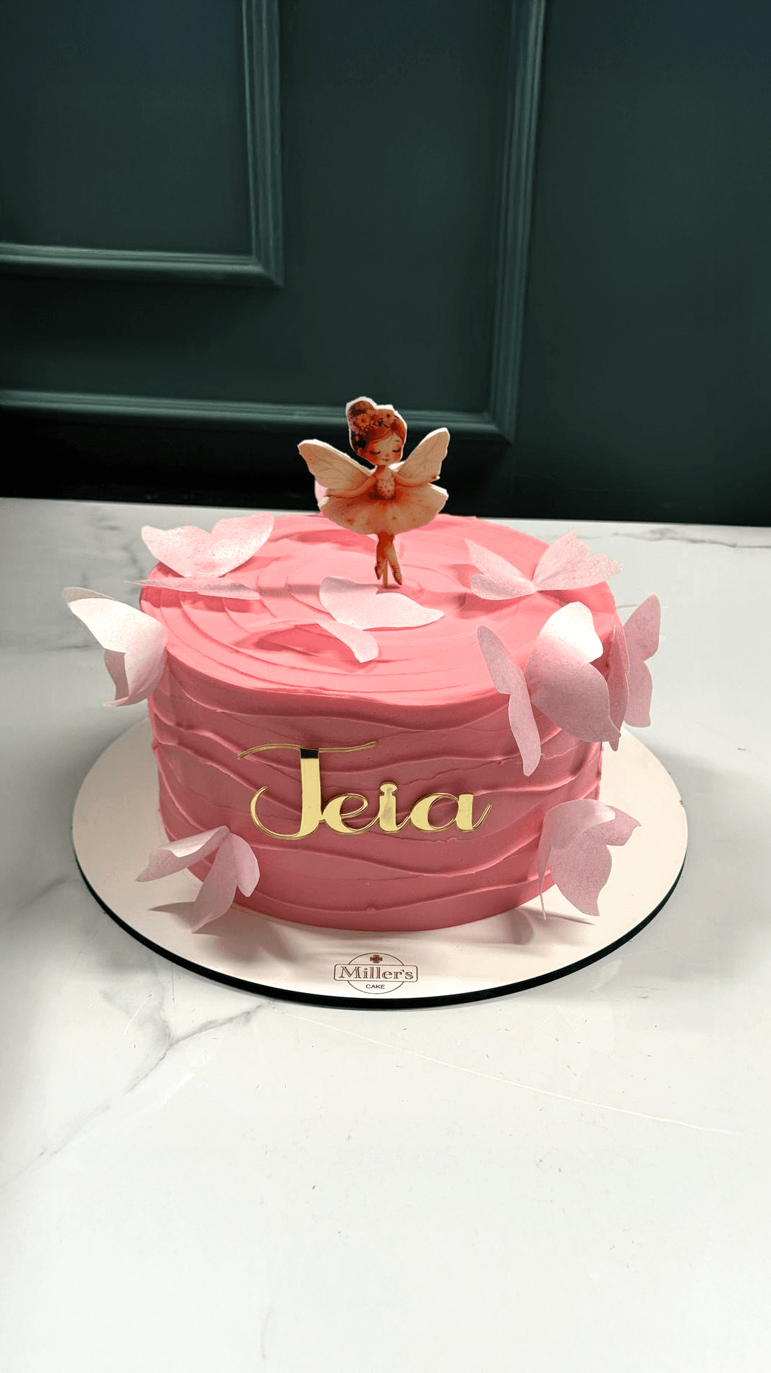 Delicate Pink Fairy Cake