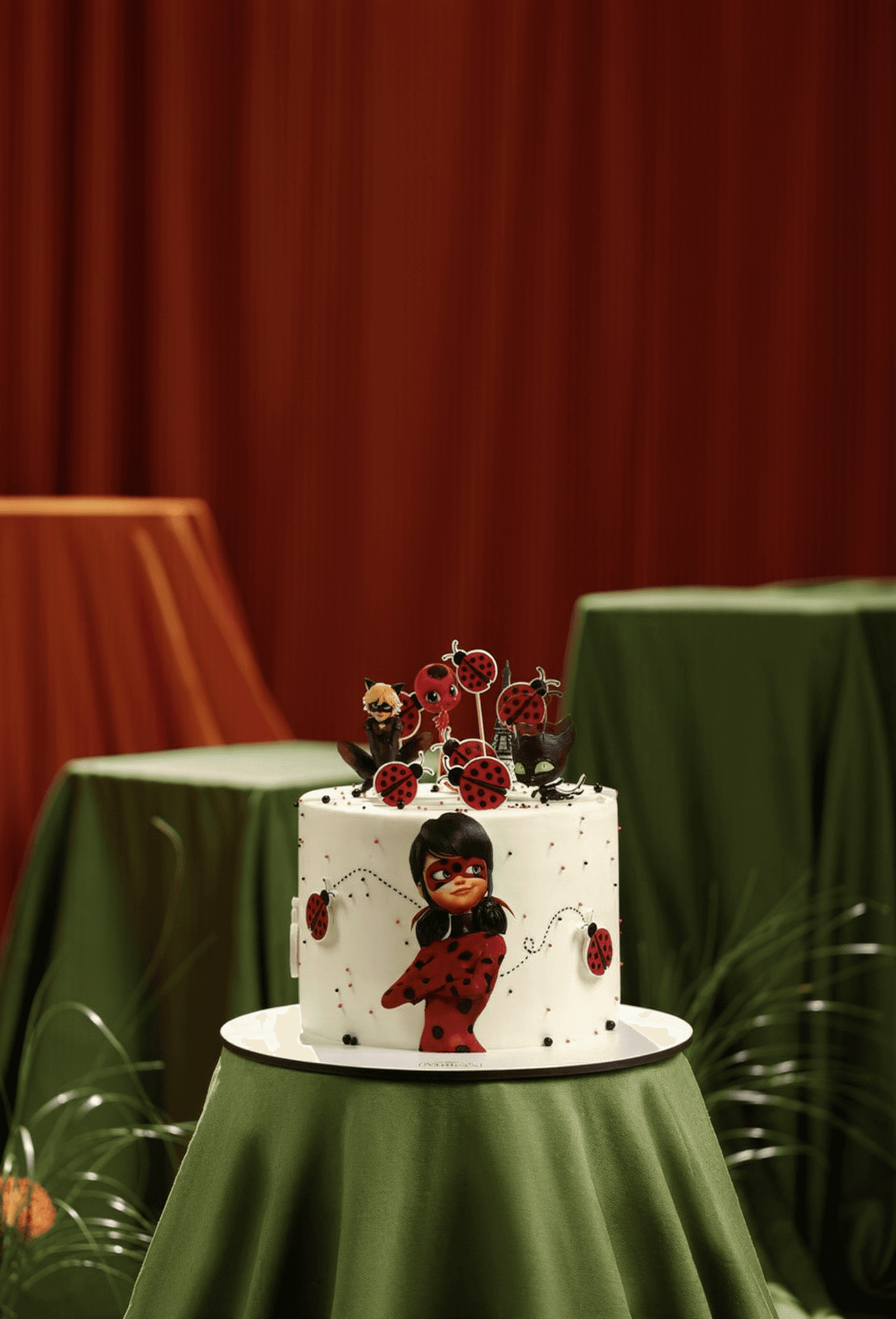 Ladybug Style Celebration Cake