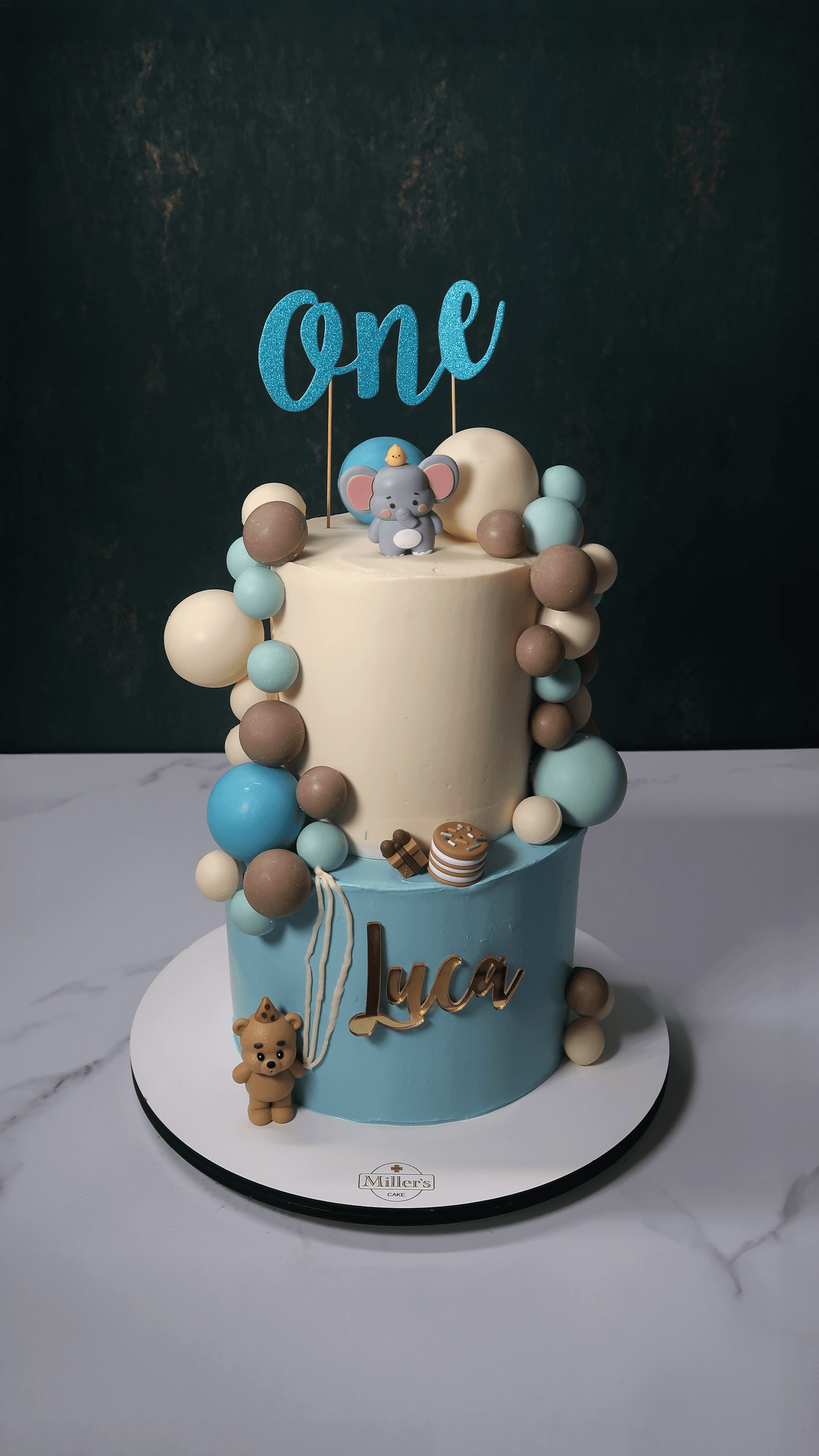 Little Elephant & Teddy Cake