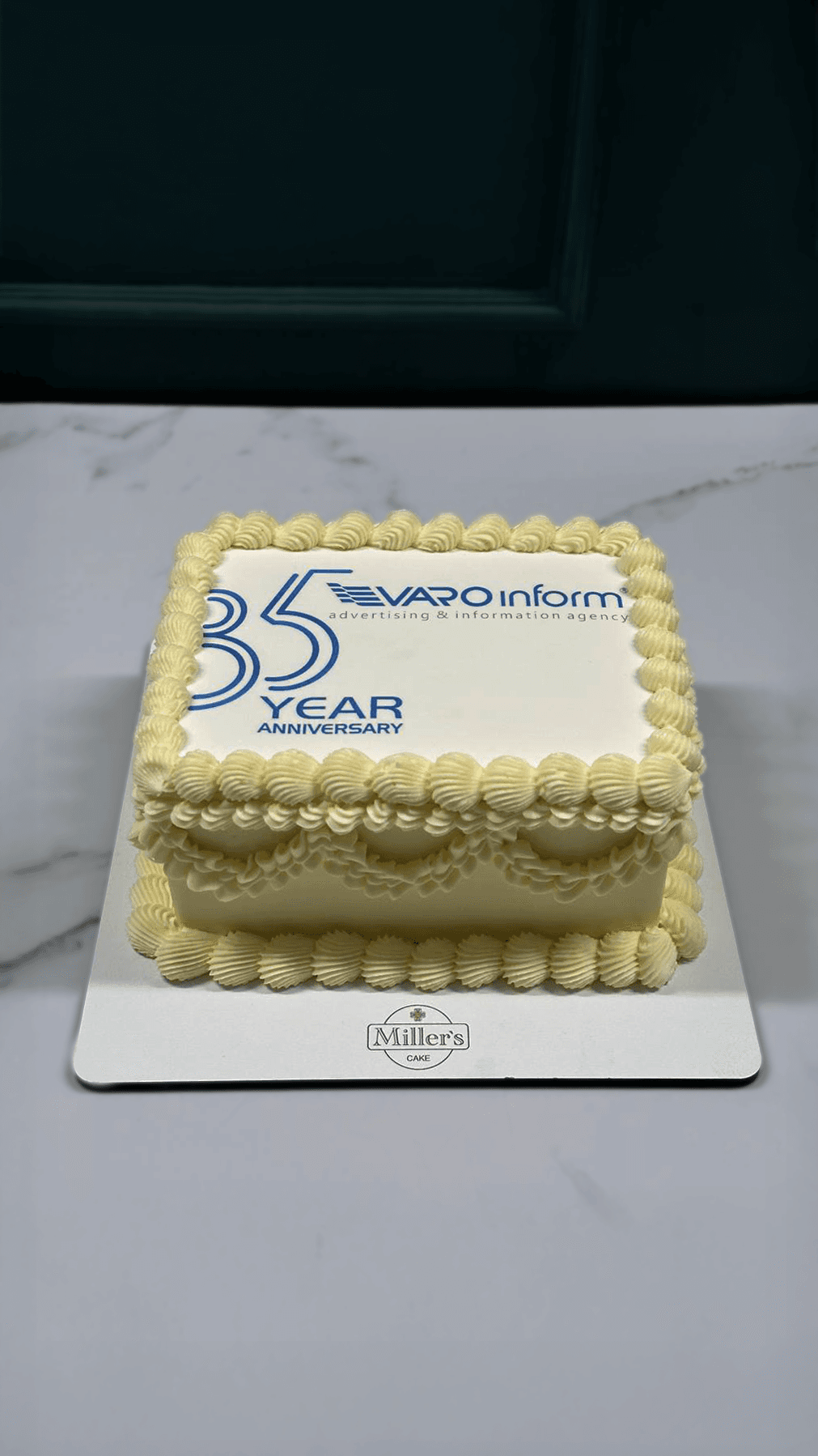 Corporate Anniversary Cake