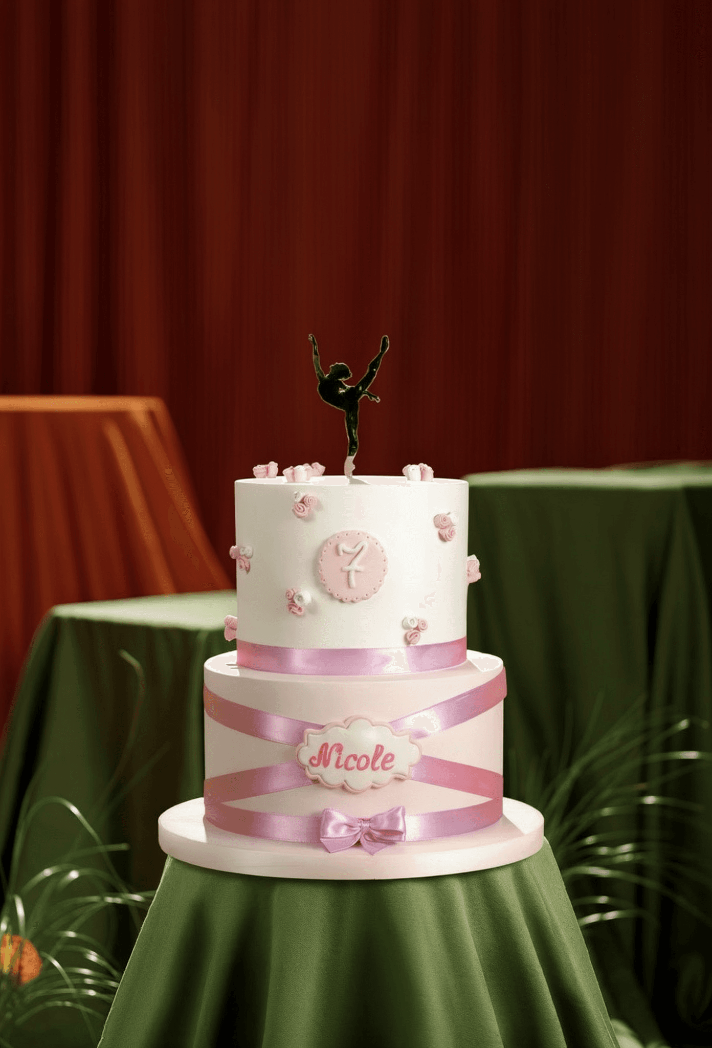 Pink Ballet Cake 