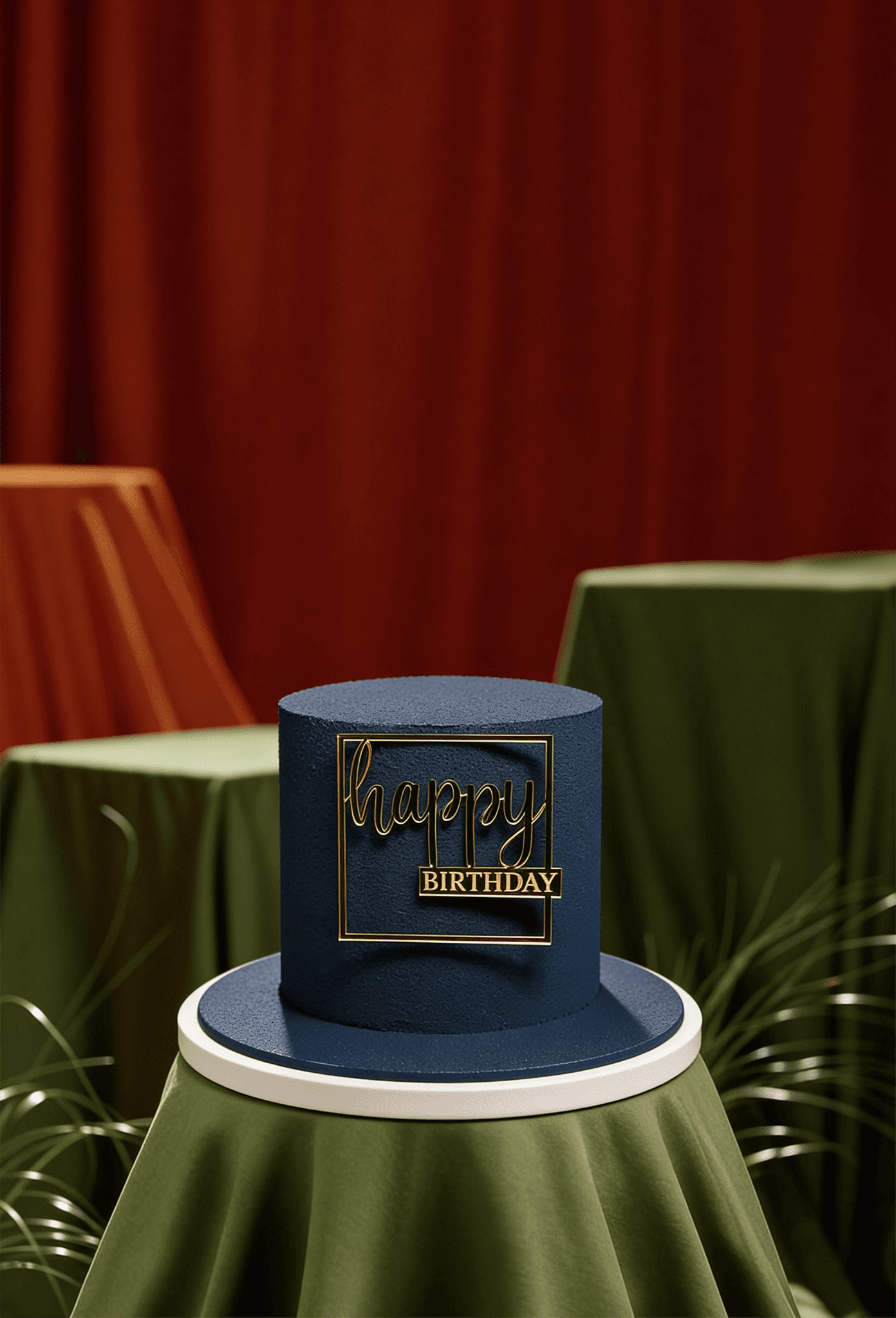 Midnight Elegance Cake 