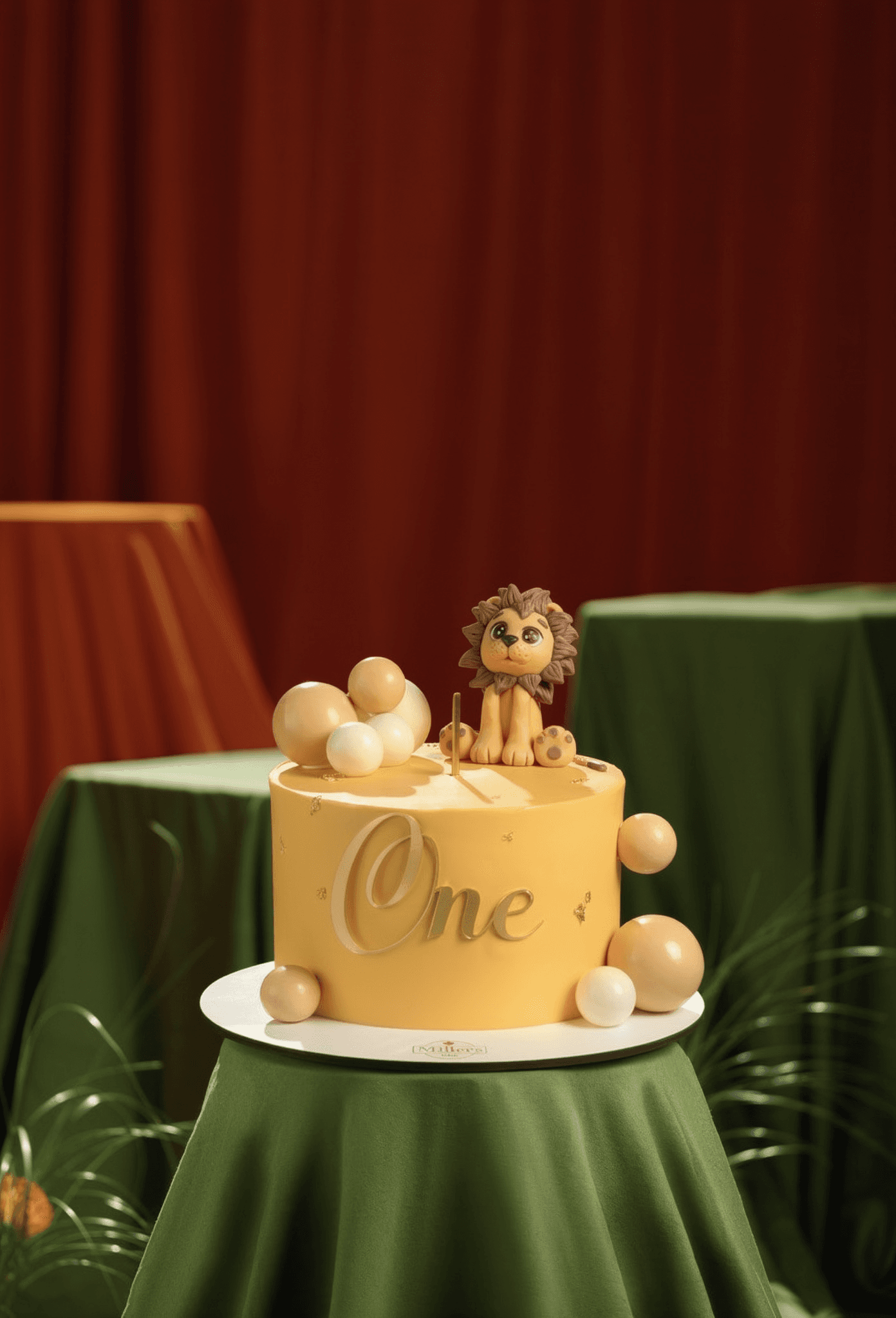 Wild One Lion Cake