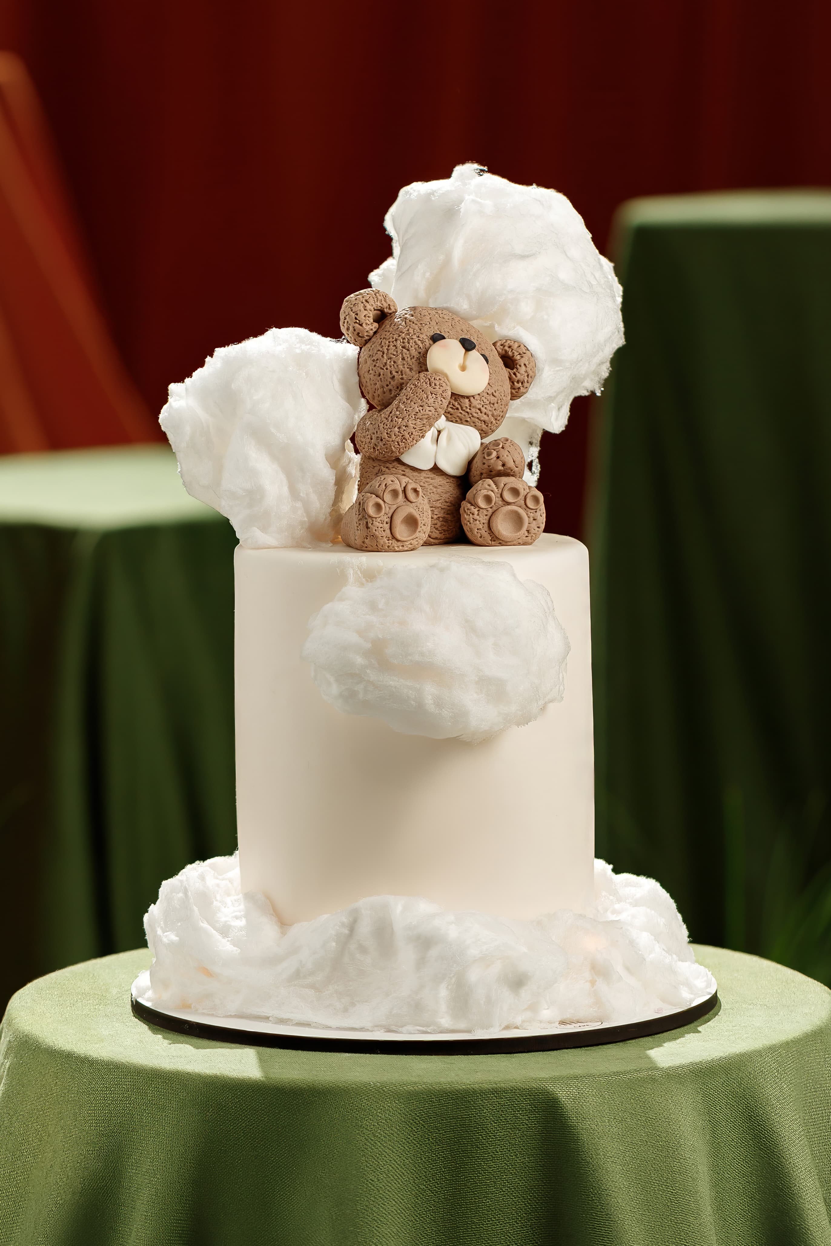 Cute Cloudy Teddy Cake