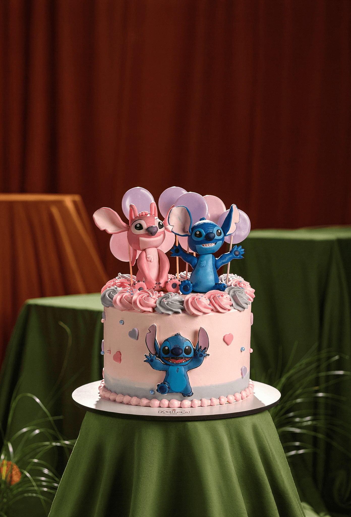 Stitch & Angel Celebration Cake