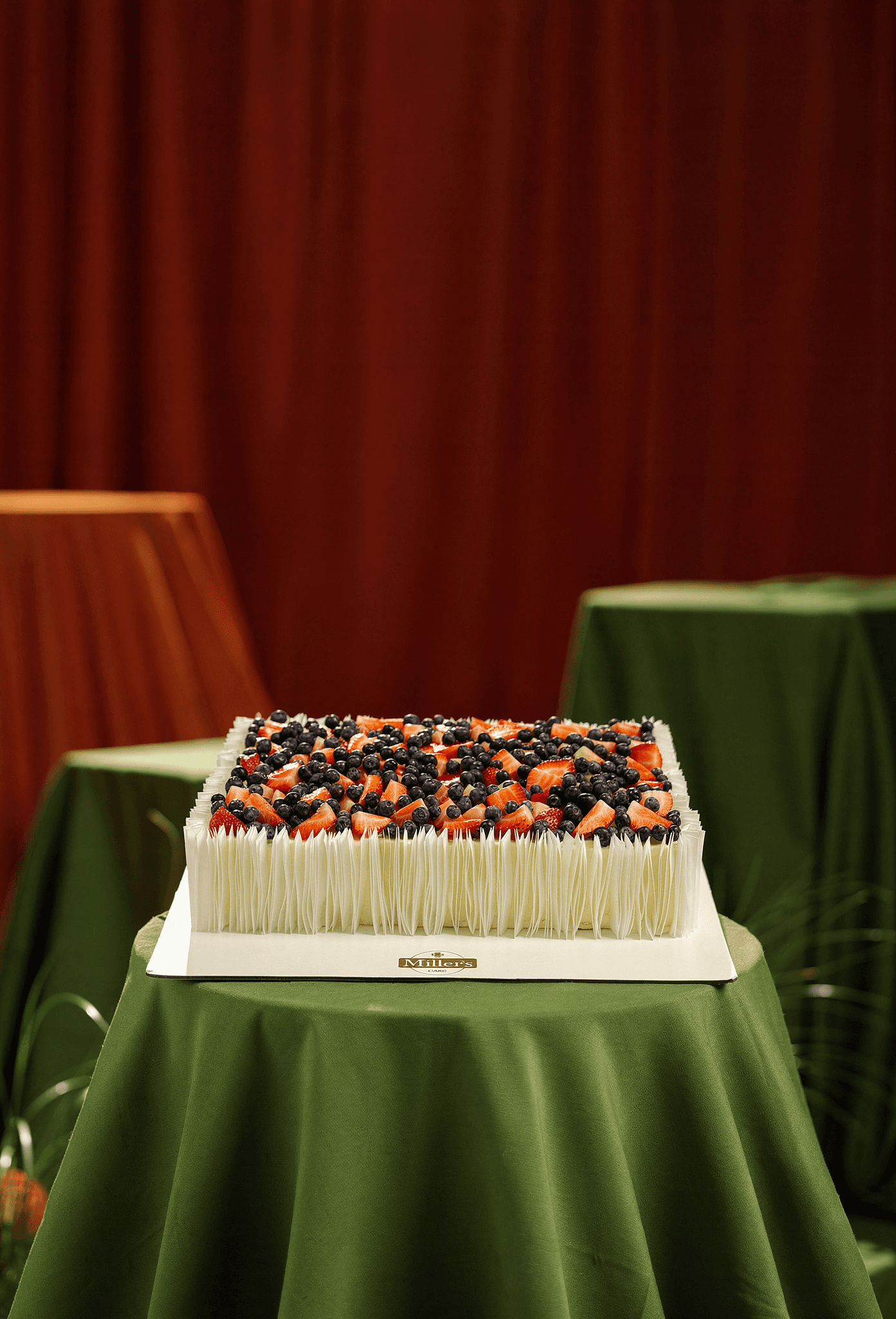 Fresh Berry Delight Celebration Cake