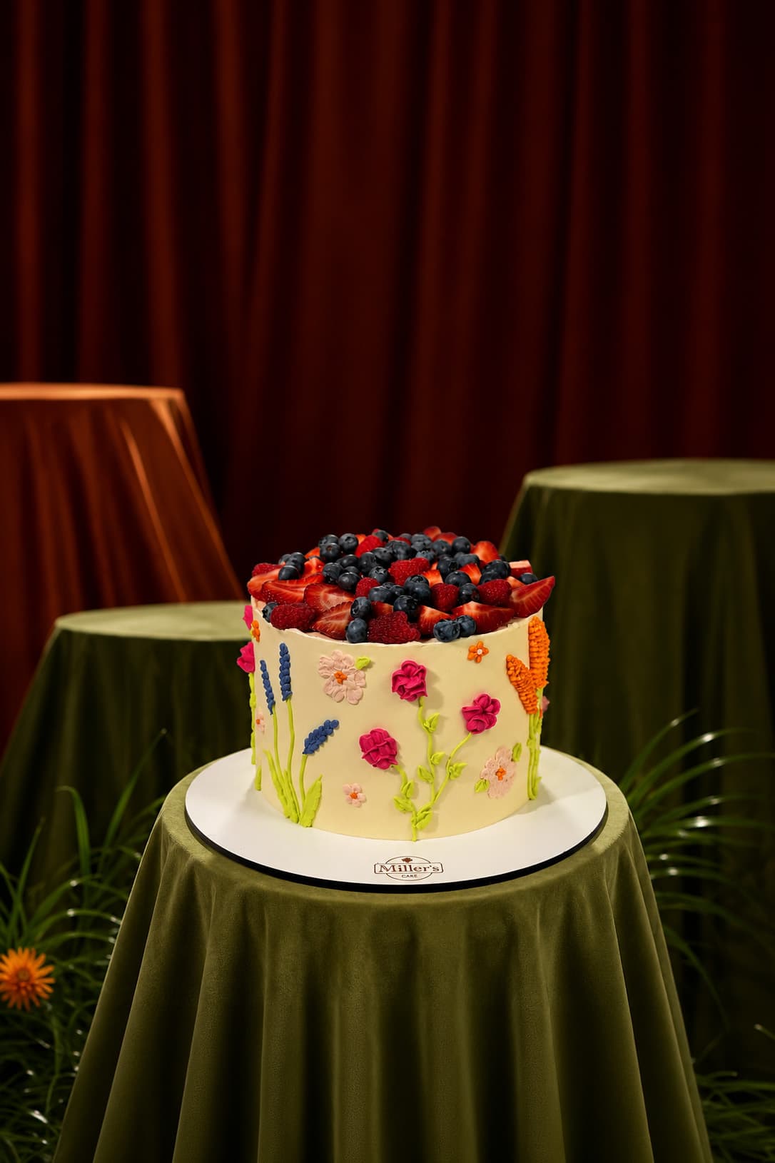 Wildflower Berry Cake