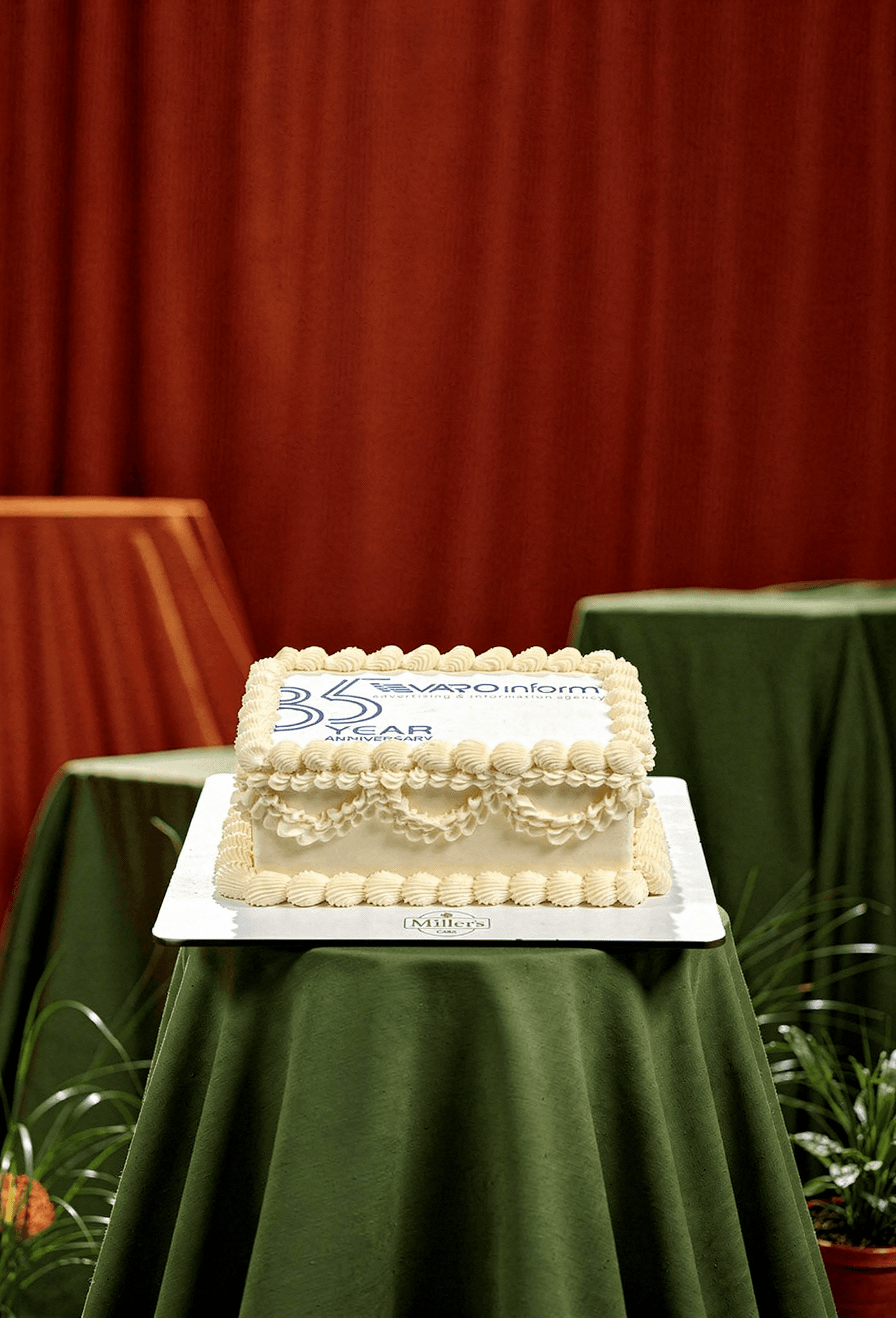 Corporate Anniversary Cake