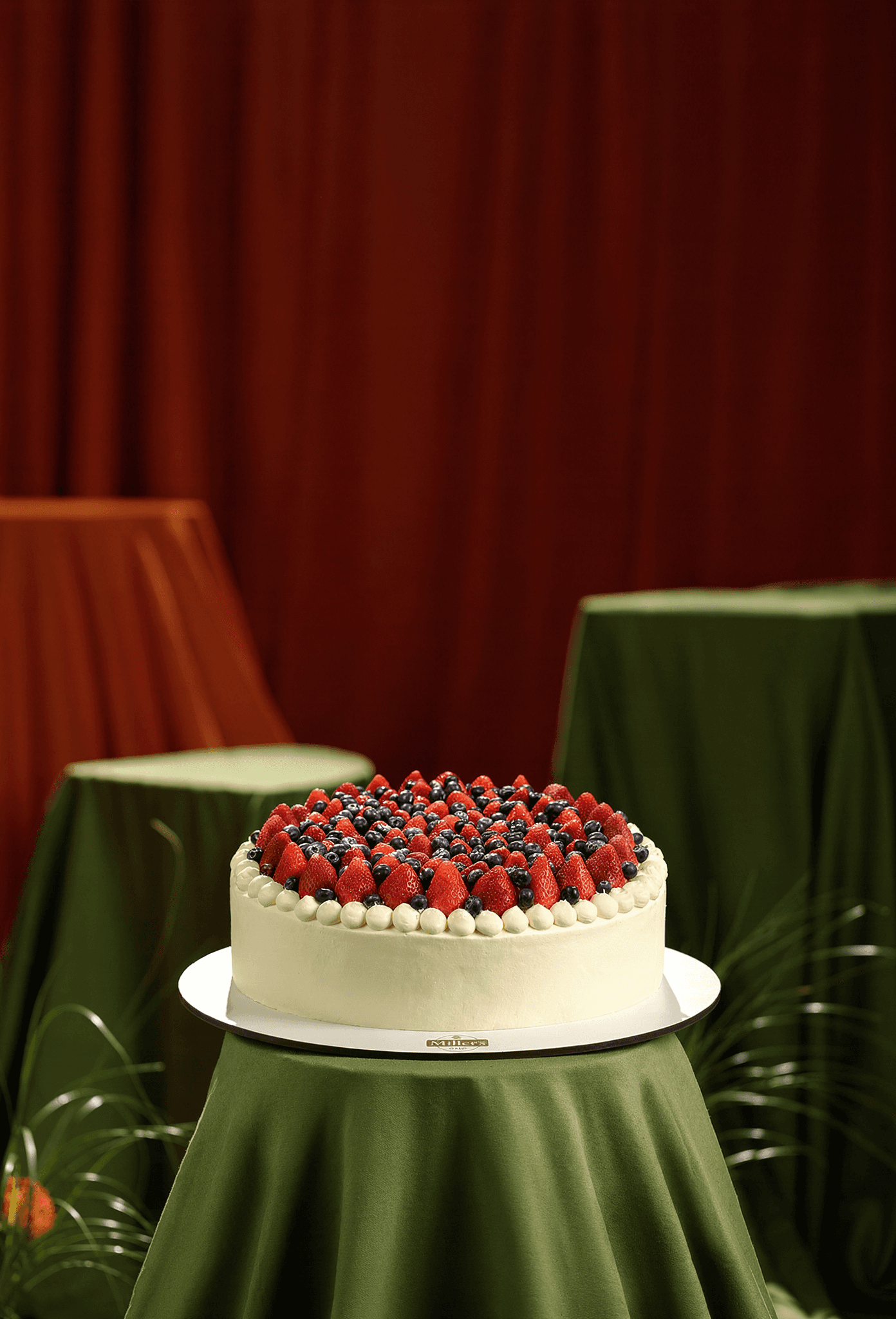 Classic Mixed Berry Cake