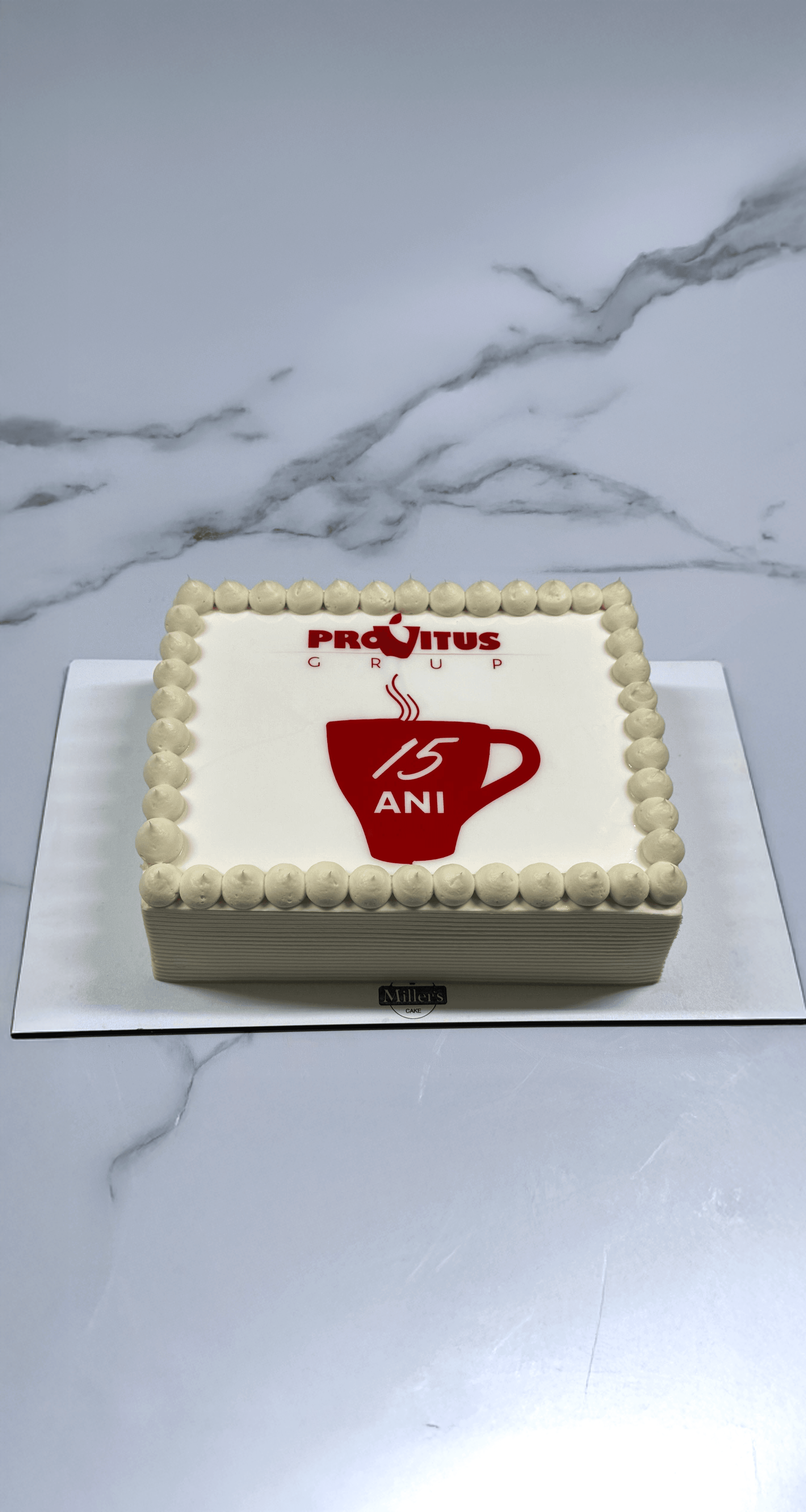 Corporate Anniversary Cake — 15 Years of Success