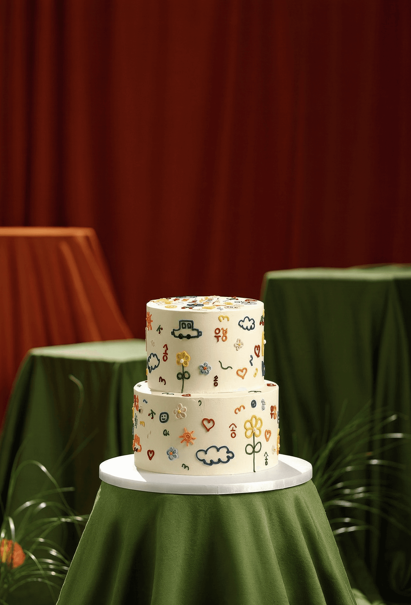 Doodle Birthday Cake