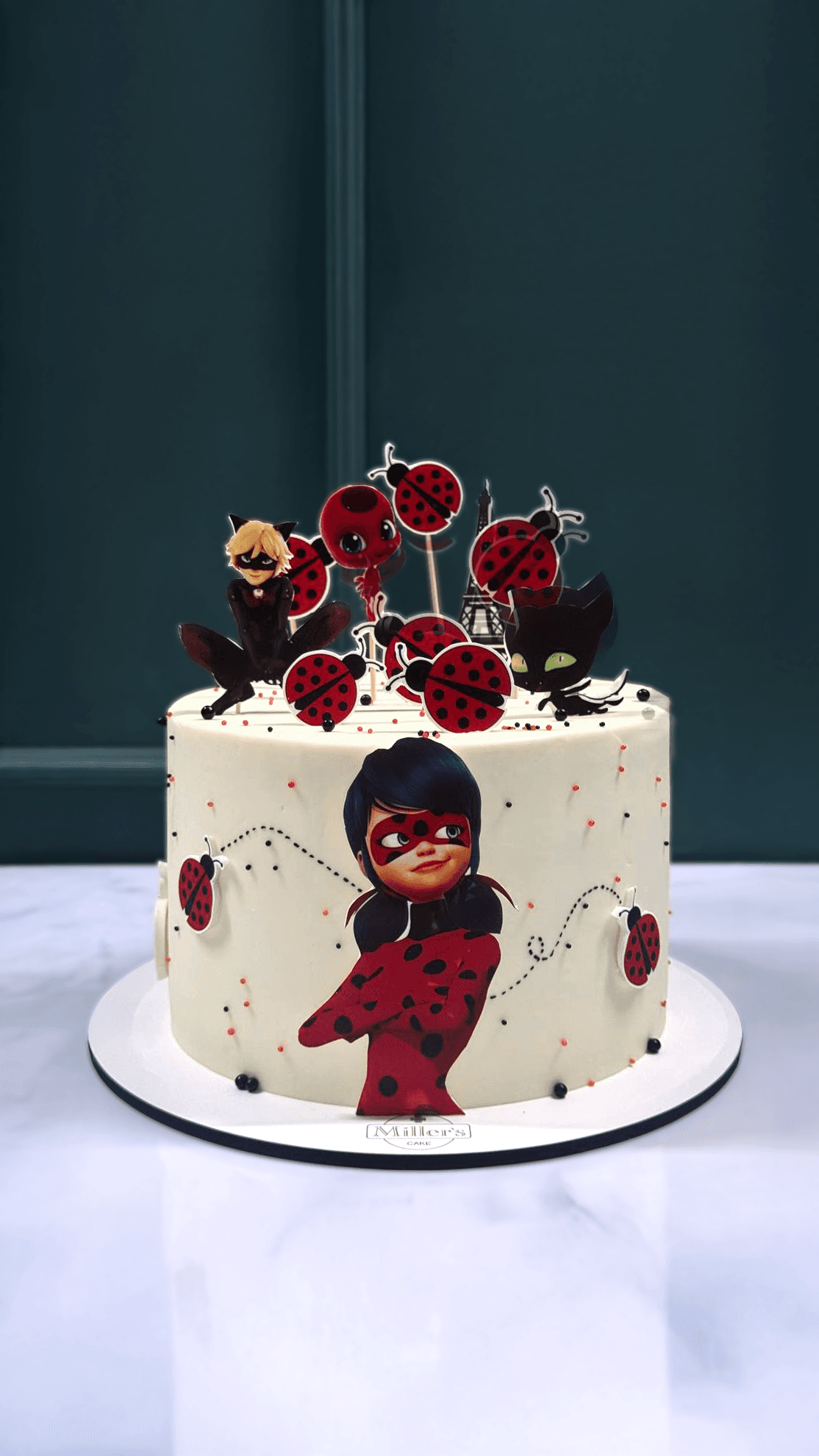 Ladybug Style Celebration Cake